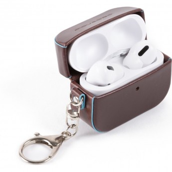 Чехол для наушников PIQUADRO BLUE SQUARE AC5308B2/MO коричневый натуральная кожа