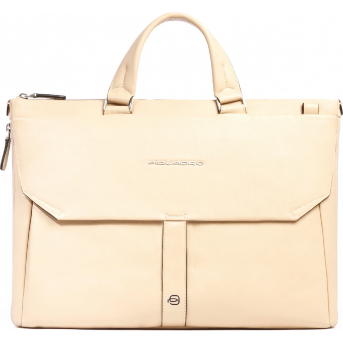 Деловая сумка женская PIQUADRO THAN бежевый натуральная кожа CA4021S135/BE