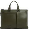 Деловая сумка мужская PIQUADRO RUSSEL с отделением для ноутбука 15.6" хаки натуральная кожа CA4021W137/VE2