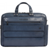 Деловая сумка мужская PIQUADRO SOLM с отделением для ноутбука 14" серая натуральнаякожа CA7025S141/AV