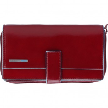 Кошелек женский PIQUADRO BLUE SQUARE PD1354B2R/R красный Кошелек женский PIQUADRO BLUE SQUARE PD1354B2R/R красный