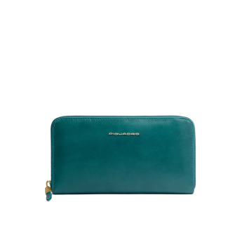 Кошелек женский PIQUADRO BLUE SQUARE PD1515B2R/OT3 синий петроль Кошелек женский PIQUADRO BLUE SQUARE PD1515B2R/OT3 синий петроль