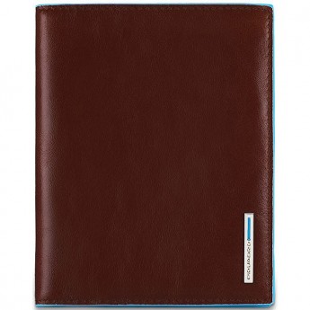 Обложка для паспорта PIQUADRO BLUE SQUARE PP1660B2/MO (коричневый) Обложка для паспорта PIQUADRO BLUE SQUARE PP1660B2/MO (коричневый)