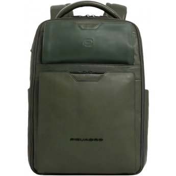 Рюкзак мужской PIQUADRO AEL CA6923S142/VE зеленый тимьяновый кожа/микрофибра