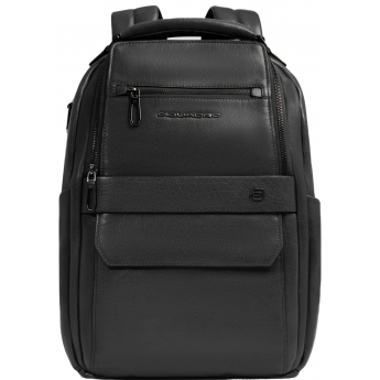 Рюкзак мужской PIQUADRO SOLM CA7020S141/N черный кожа
